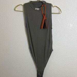 NWT- Heron Preston- Gray bodysuit- Size medium